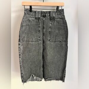 Free People denim skirt